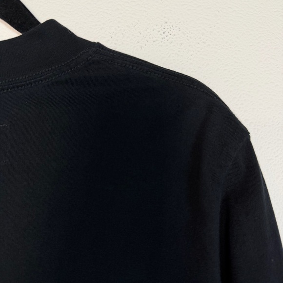 Province of Canada Black Mock Neck Jersey Knit Dress Size Small Made in Canada - Picture 15 of 16